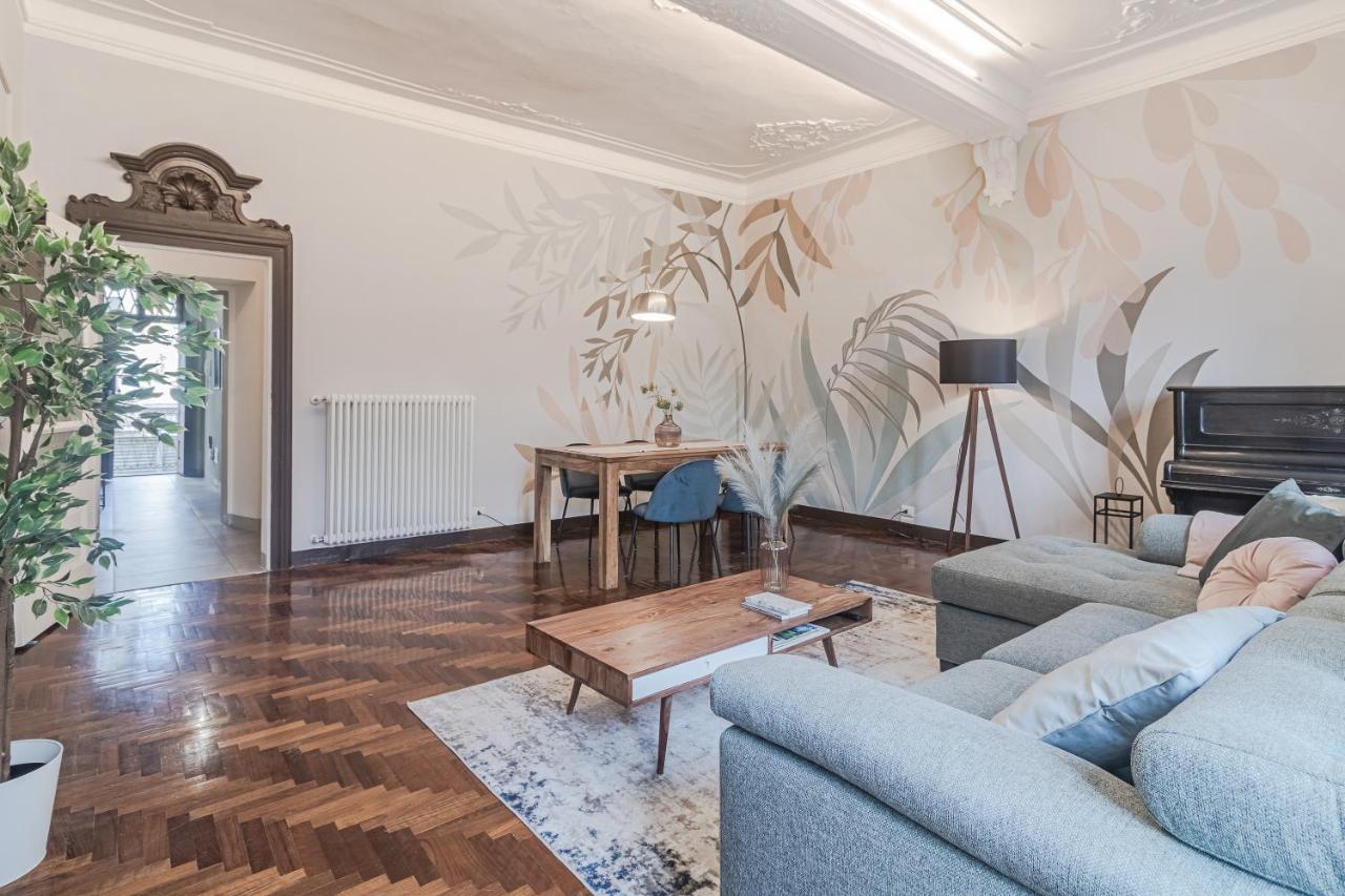 5 Min Historic Center Luxury White Lotus Mansion Apartment Como Bagian luar foto