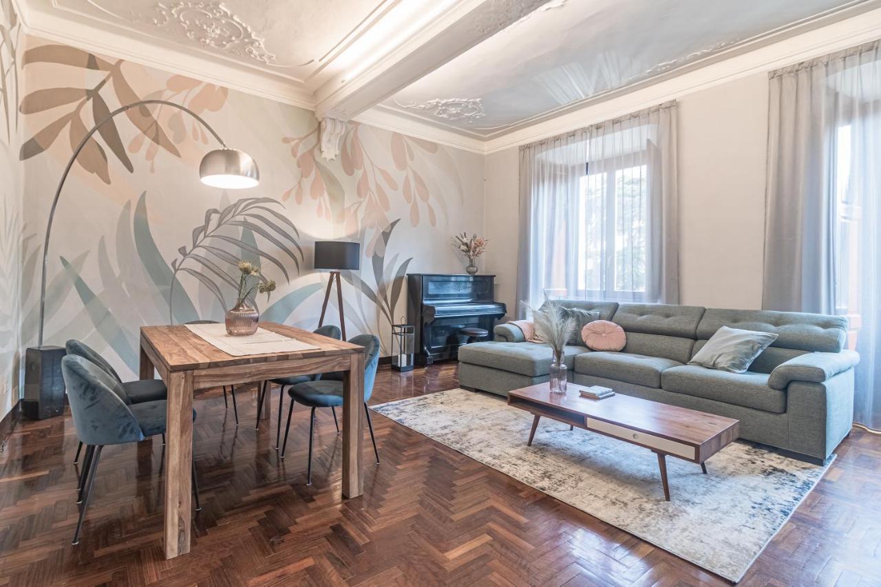 5 Min Historic Center Luxury White Lotus Mansion Apartment Como Bagian luar foto